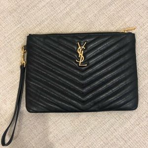 POCHETTE YVES SAINT LAURENT MONOGRAM